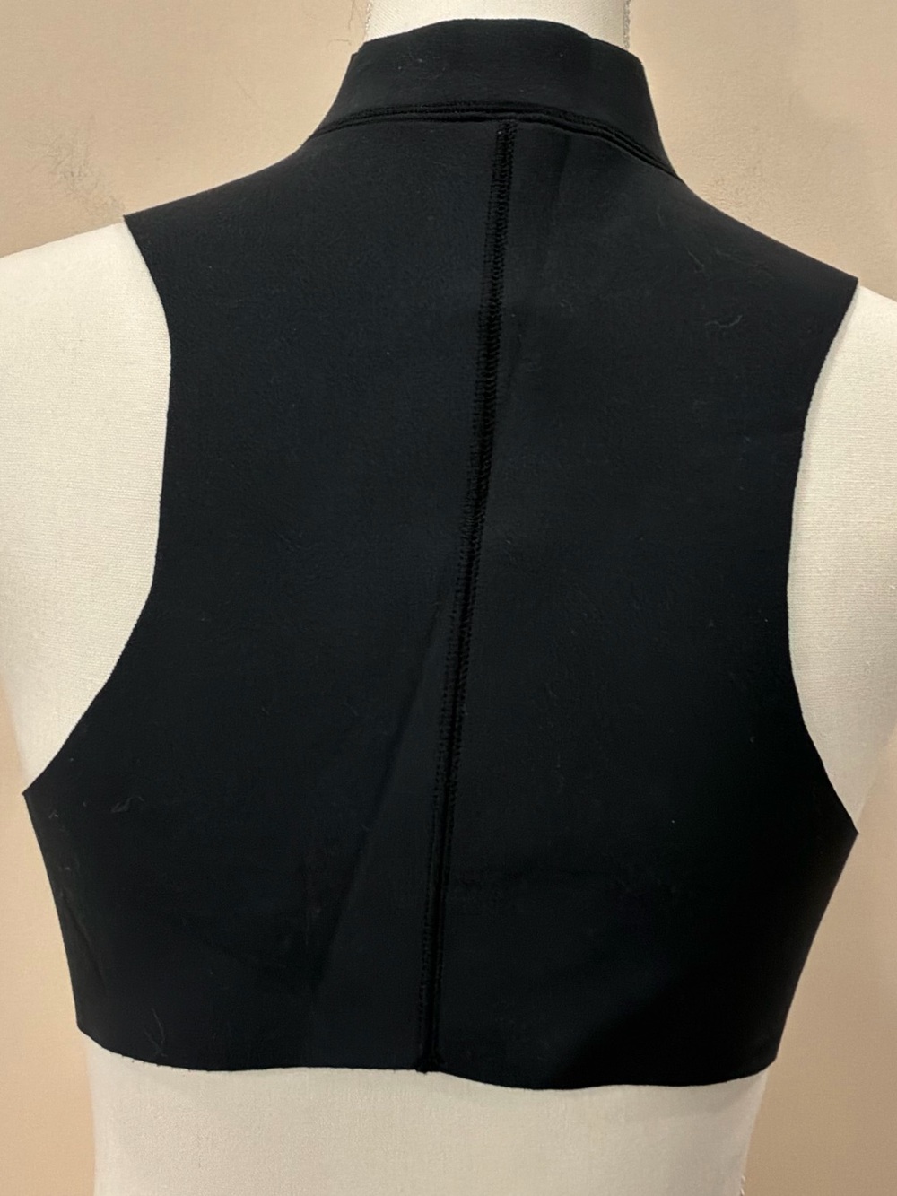 SKIMS Sport Swim Front zipper closure Onyx - Picture 4 of 5